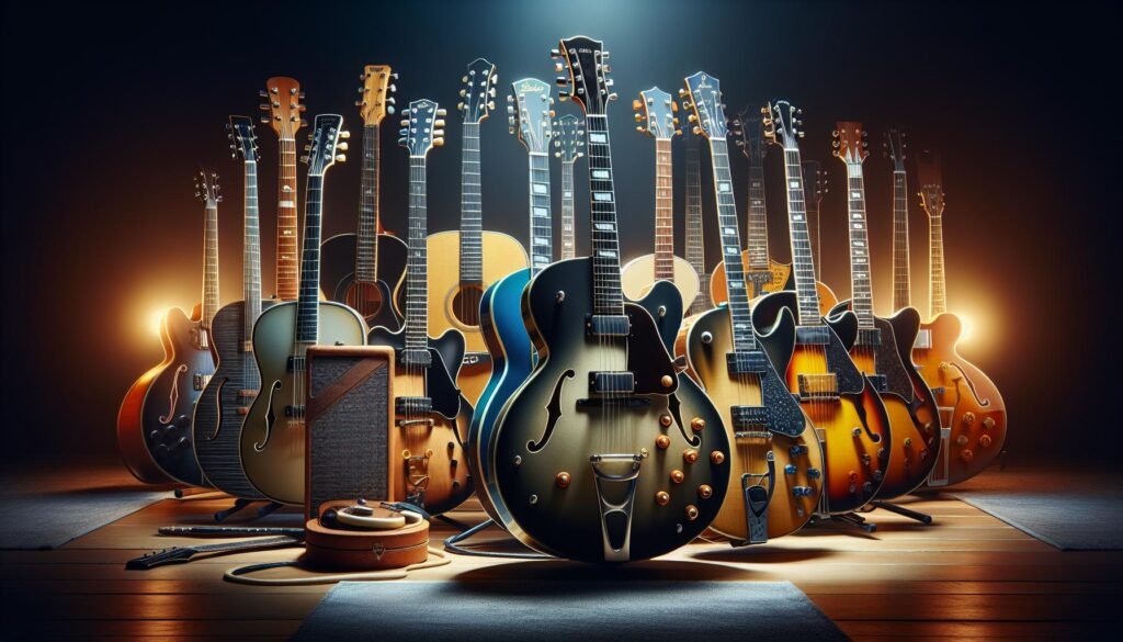 Comparatif des guitares semi hollow body pour le jazz