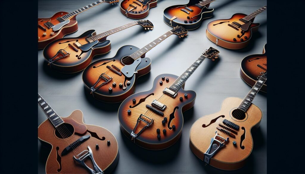 Les meilleures guitares semi hollow body pour les concerts unplugged