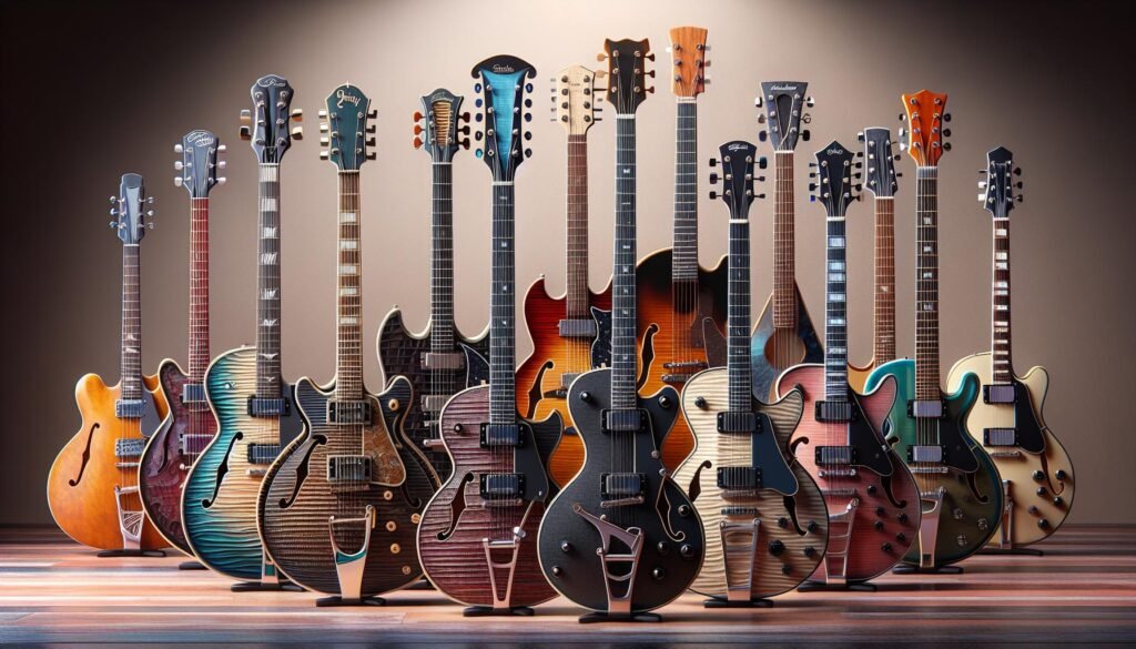 Les 10 meilleures guitares semi hollow body pour le rock et le blues