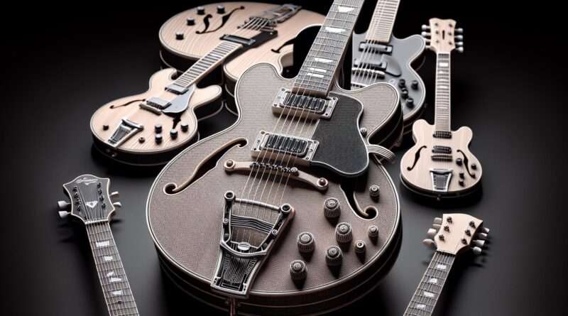 Guitares semi hollow body pour les petits budgets : notre sélection