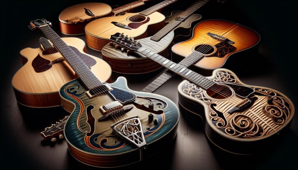 Guitares semi hollow body pour le fingerstyle : nos recommandations