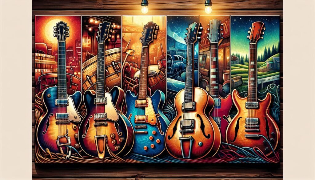 Comment choisir une guitare semi hollow body selon son style de musique