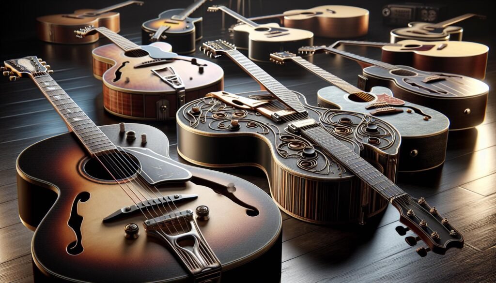 Les meilleures guitares semi hollow body pour les sessions acoustiques amplifiées