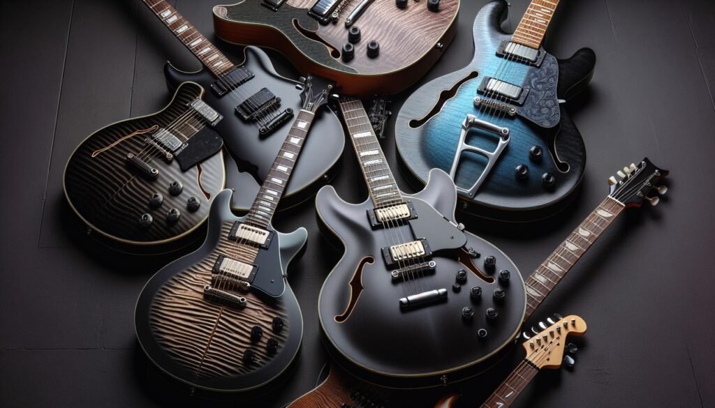 Guitares semi hollow body : notre sélection pour les joueurs de métal