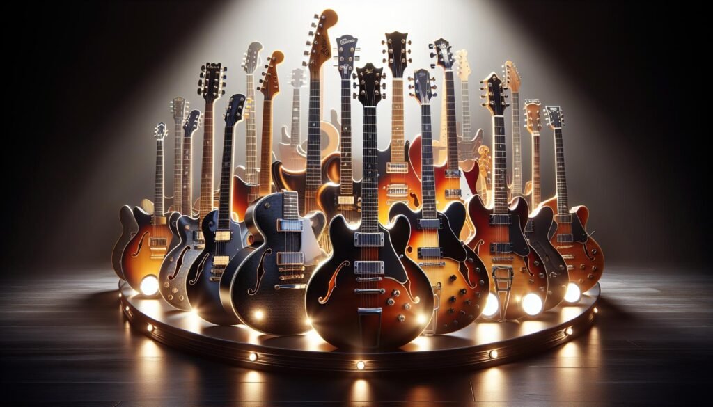 Les guitares semi hollow body les plus populaires sur Amazon