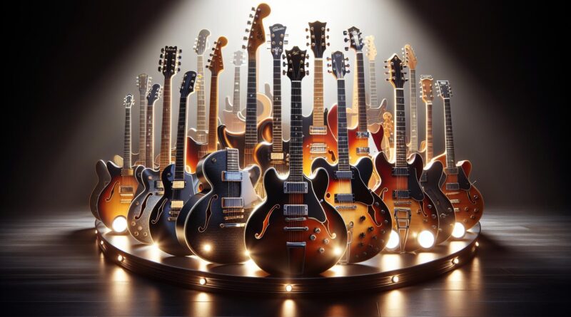Les guitares semi hollow body les plus populaires sur Amazon