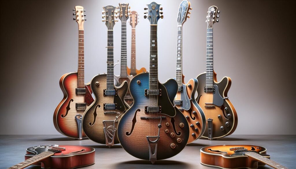 Guitares semi hollow body : les nouveautés 2024