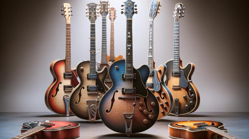 Guitares semi hollow body : les nouveautés 2024