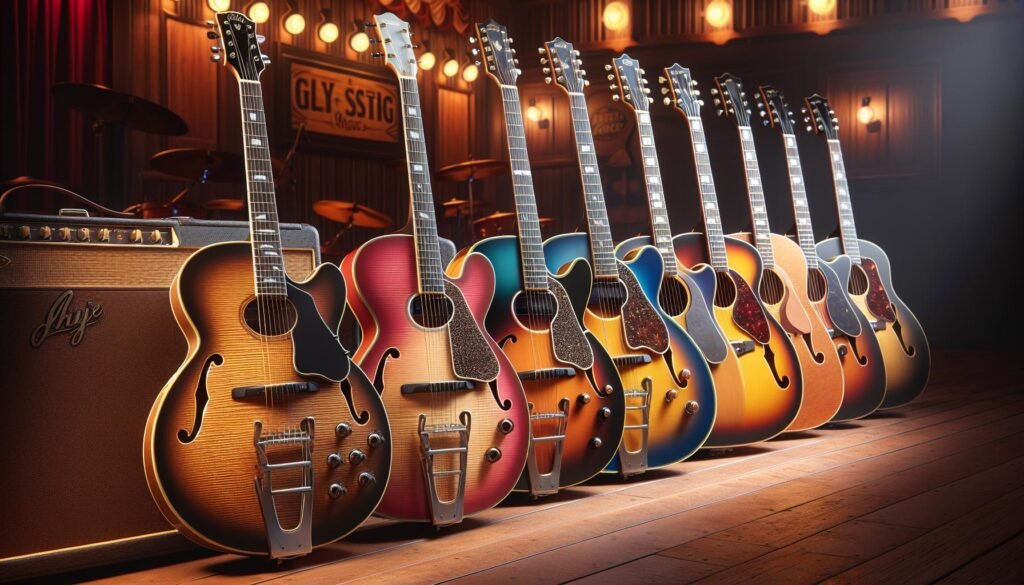 Top 10 des guitares semi hollow body pour la country music