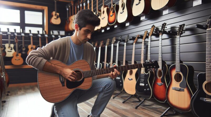 Comment tester une guitare solid body en magasin