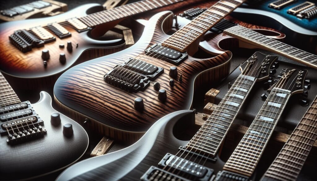 Guitares solid body pour le métal : notre sélection