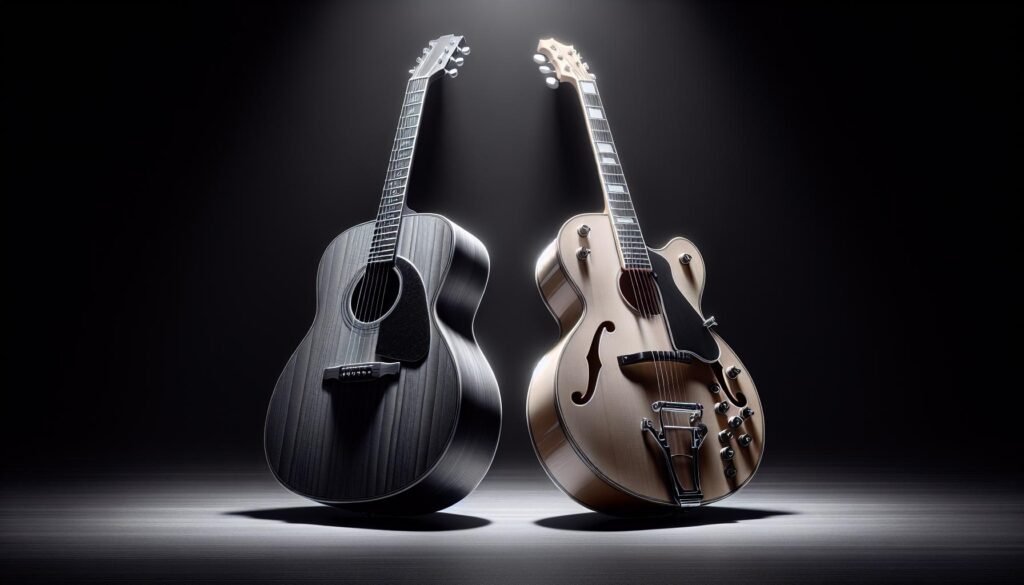 Comment choisir entre une guitare solid body et une guitare hollow body