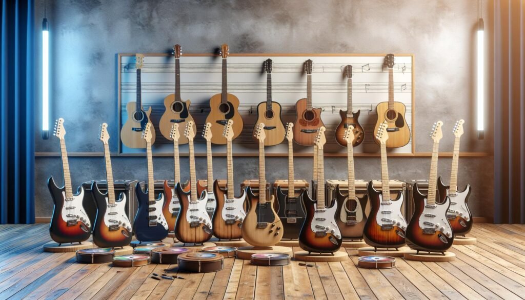 Comparatif des guitares solid body pour les cours de musique