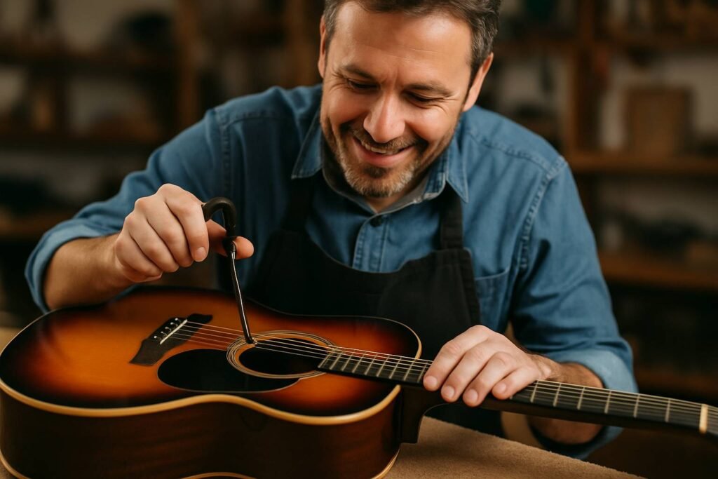Combien coûte une réparation complète de guitare ?