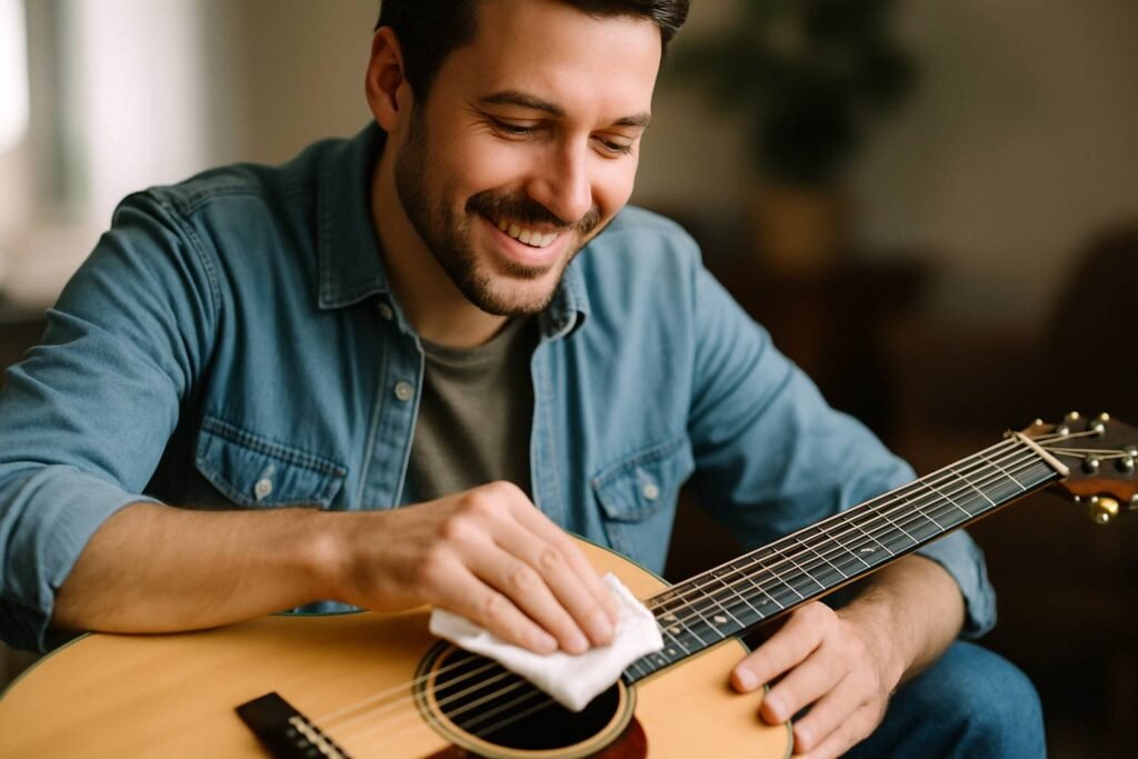 Comment bien entretenir une guitare acoustique ?