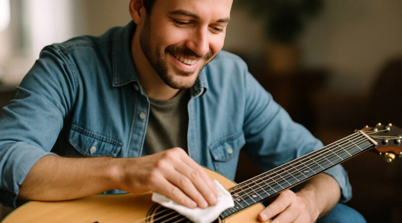 Comment bien entretenir une guitare acoustique ?