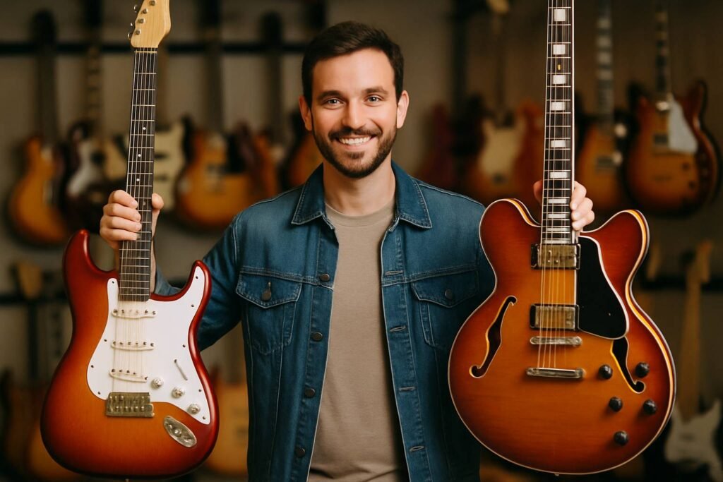 Quelle différence entre une guitare solid body et hollow body ?