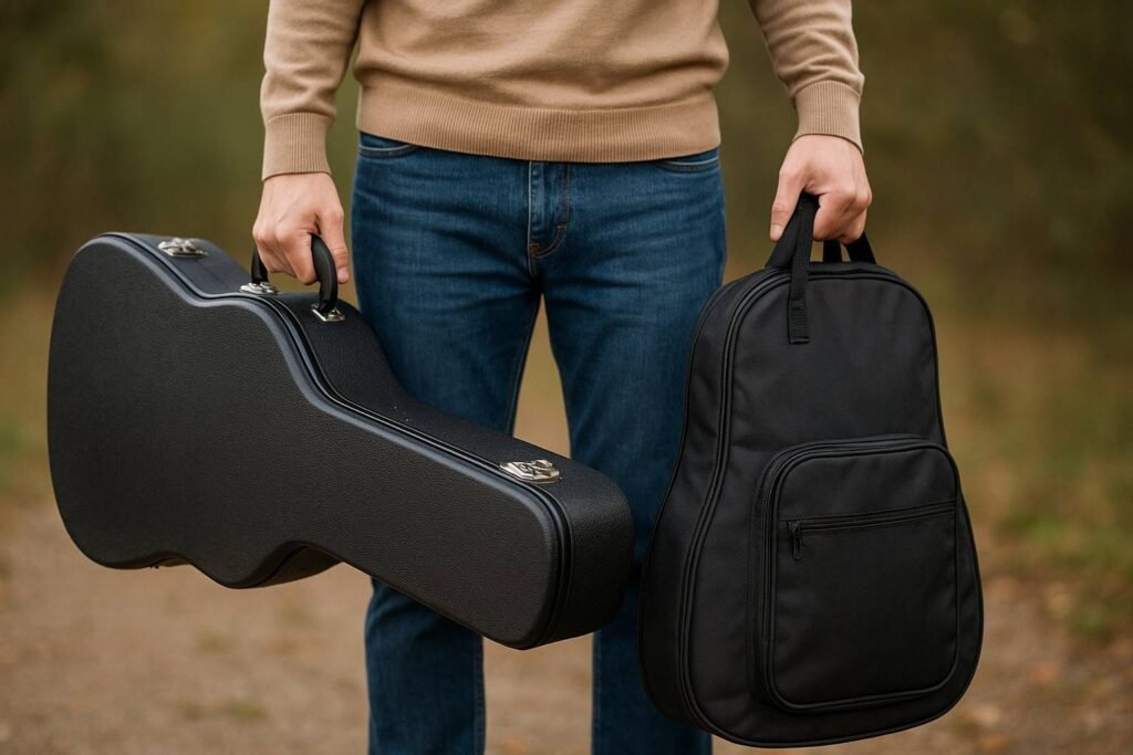 Faut-il un étui rigide ou une housse souple pour protéger sa guitare ?