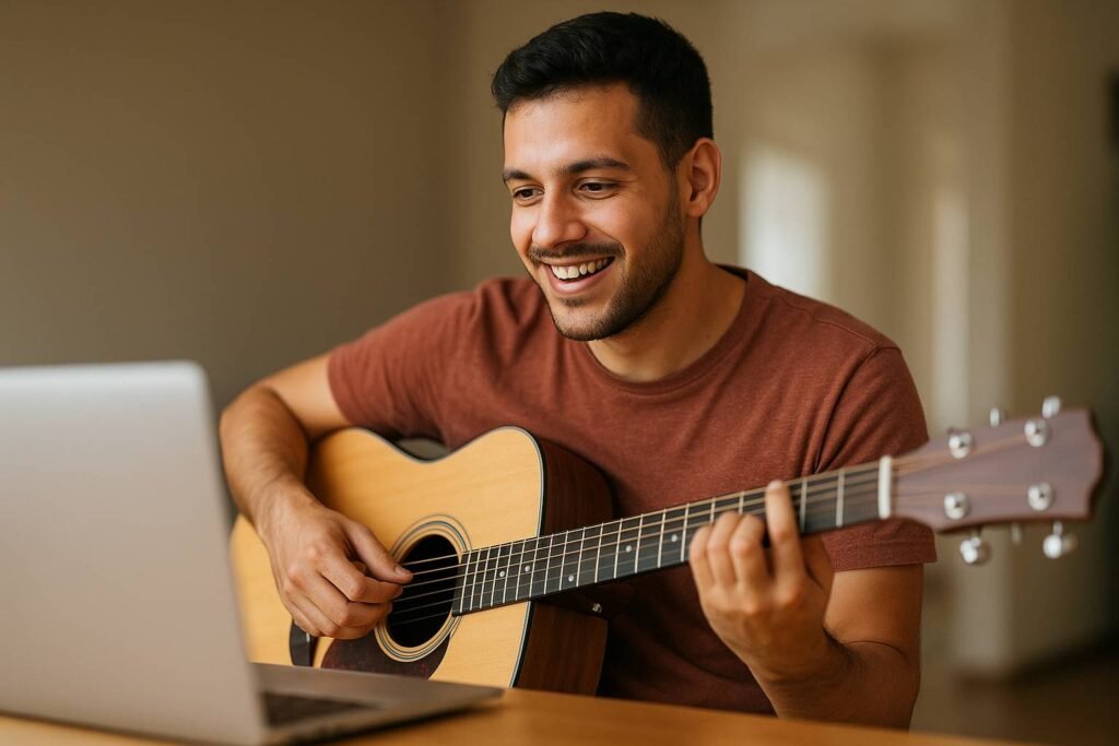 Quels sites d’apprentissage guitare cartonnent en 2025 ?