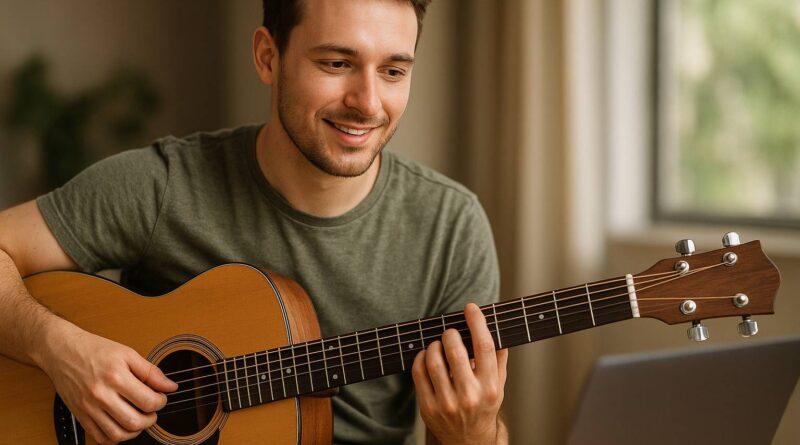 Quels sont les meilleurs cours de guitare en ligne en 2025 ?